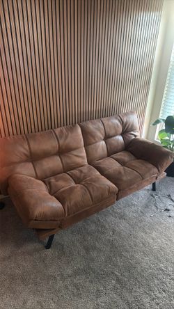 Brown Futon Couch