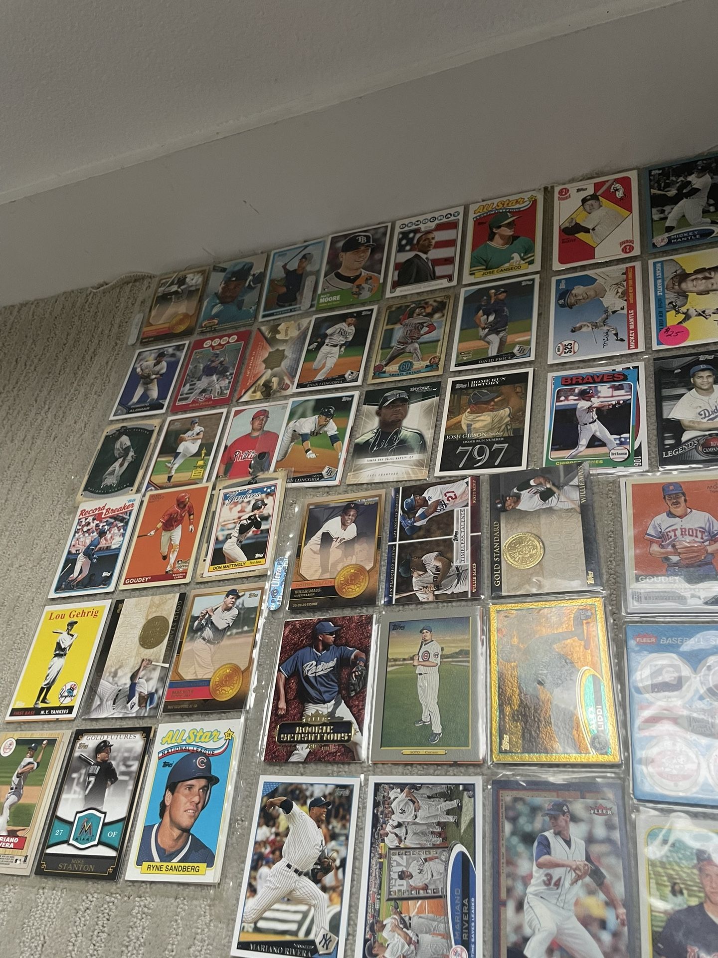 Baseball Cards Mantle Koufax Griffey jr And More!