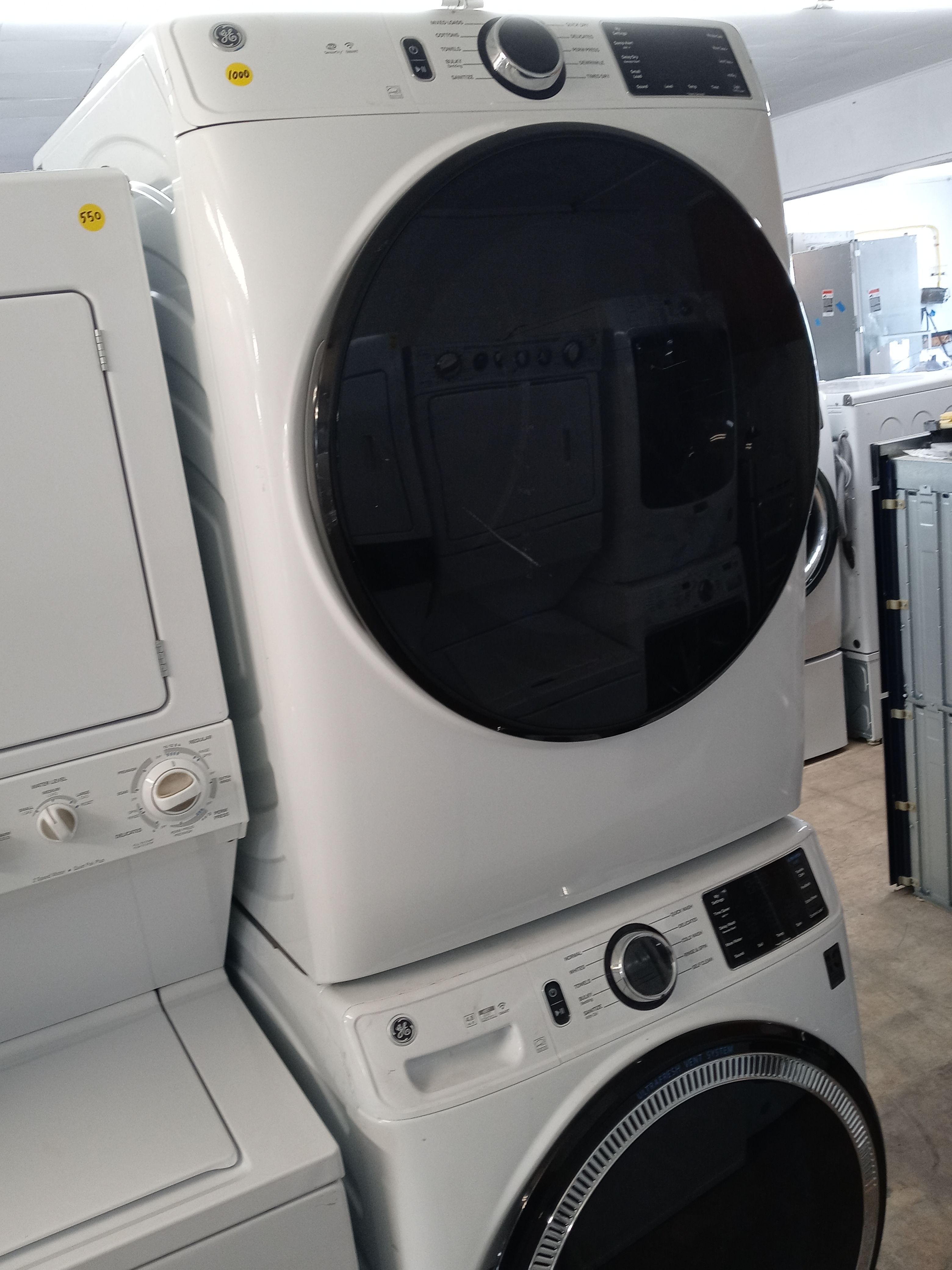 GE stackable front load washer and dryer set - Free delivery