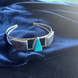 Sterling Silver Turquoise Cuff