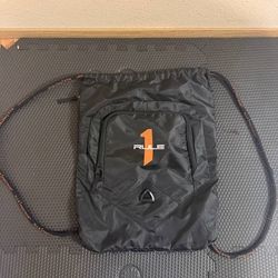 New bag one rule protein fitness backpack gym shoes pockets