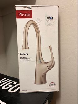 65 Dlls Faucet in stainless steel  Brand new in the Box