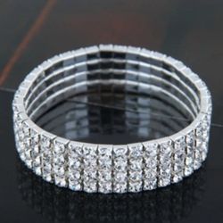 Women's Ankle Bracelet Inlaid Shiny Zircon Crystal Anklet Bracelet