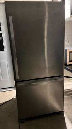 Whirlpool Stainless Steel Bottom Freezer Refrigerator