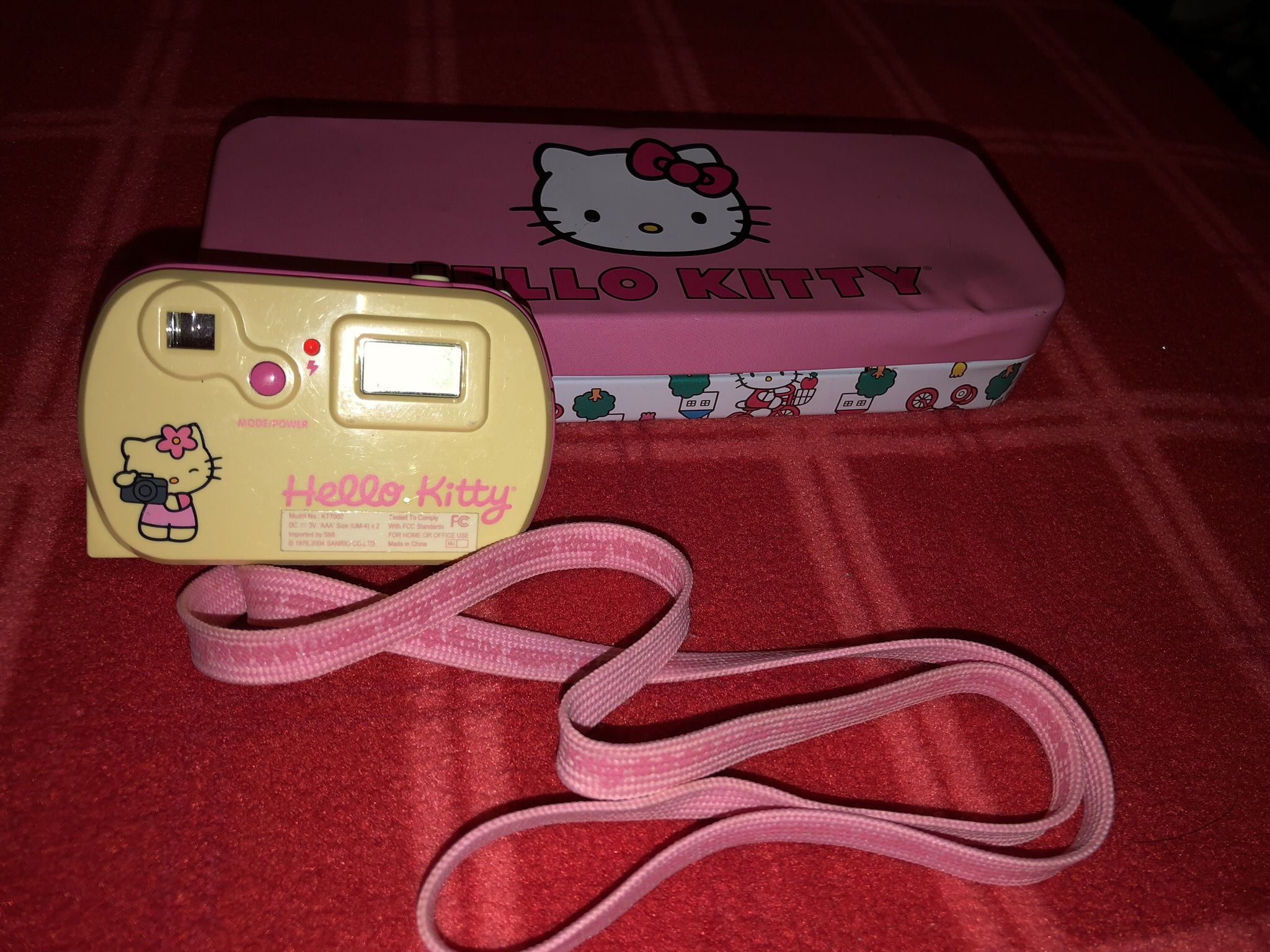 Hello Kitty Tin Pencil Box -Vintage