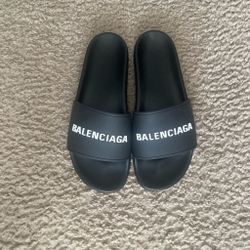 Balenciaga pool slides men size 12