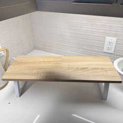 Wood monitor stand 24”