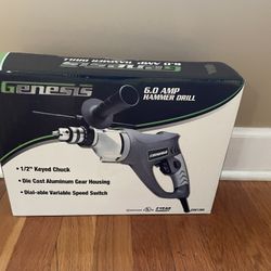 Genesis 6 amp Hammer Drill Box Manual