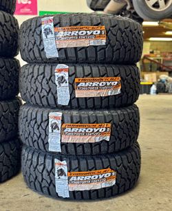 265/70/18 Arroyo RT 4 new tires installed and balanced included
