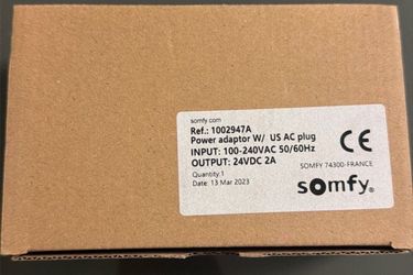 Somfy 1002947A power adaptor
