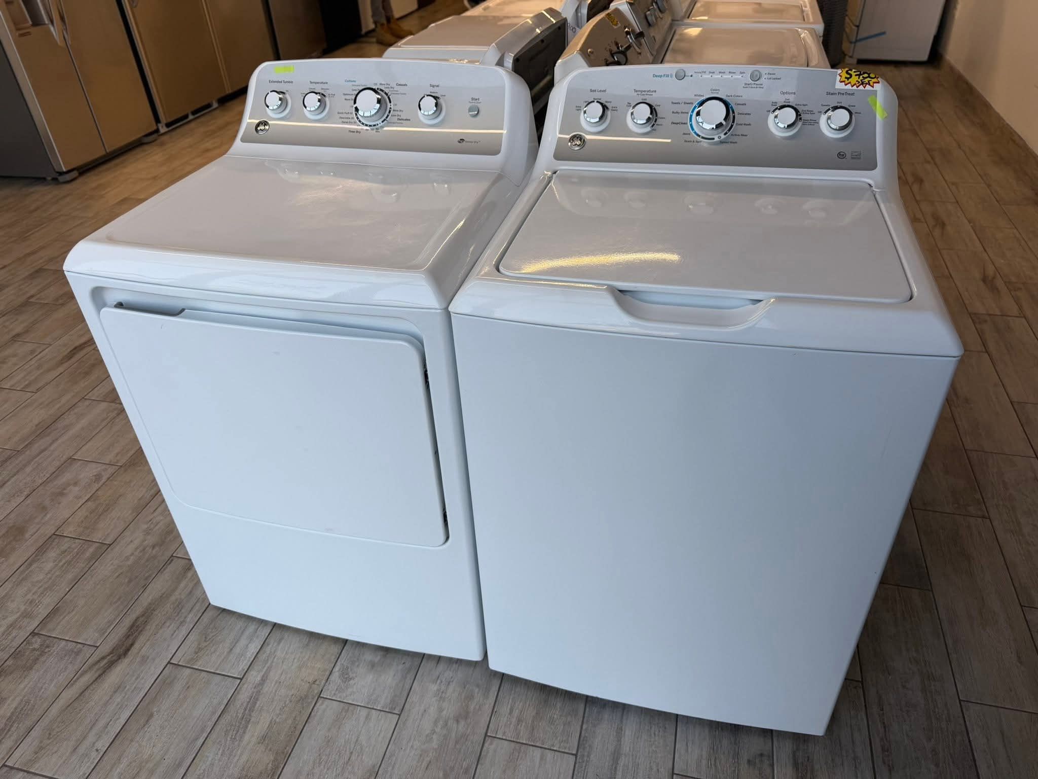 Set washer and dryer warranty included โ