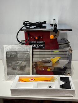 #218 Chicago Electric 7" Portable Wet Cutting Tile Saw 69231
