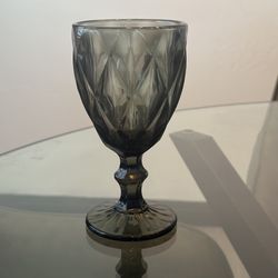 50 Black Glass Goblets 