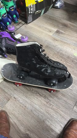 Black leopard skate