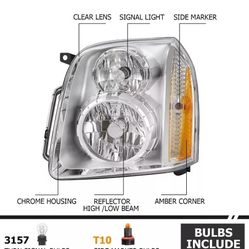 07-14 GMC Yukon Headlight Assembly (Left, Right