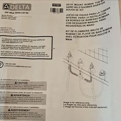 Delta Deck Mount Roman Tub