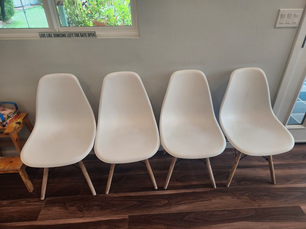 Set Of 4 Bucket Chairs