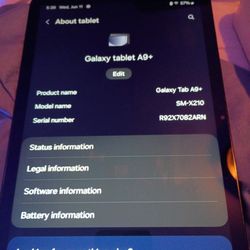 Samsung Galaxy Tablet A9 Plus