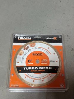 RIDGID 8 in. Continuous Mesh Rim Diamond Blade