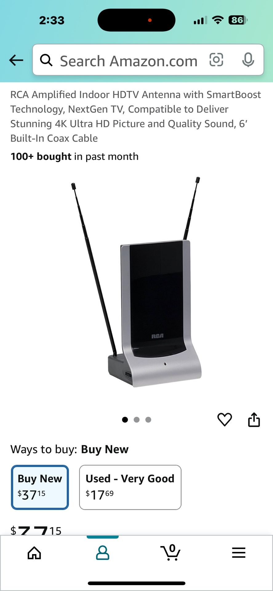 TV Antennas & 1desk Lamp