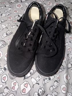 Vans old skool all black
