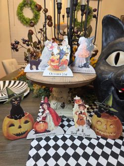 Vintage Halloween Bethany Lowe Designs dummy boards set