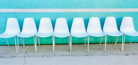 8 Article Svelti dining chairs - White
