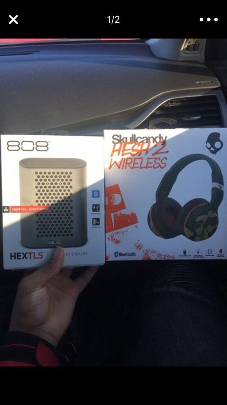 Bluetooth headphones & speaker