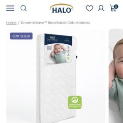 HALO DreamWeave Breathable Crib Mattress