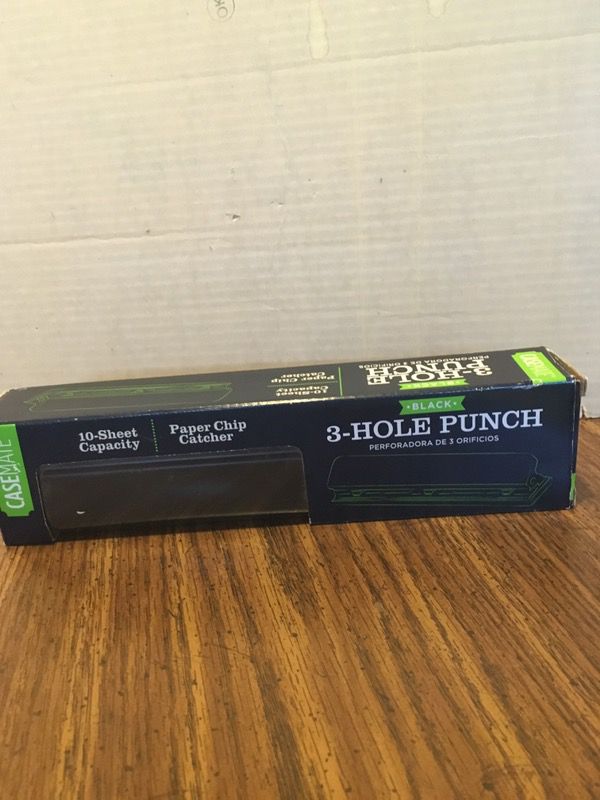 3-hole punch