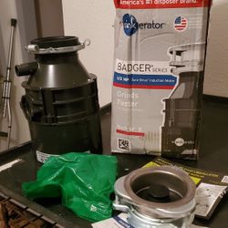 Badger 5 1/2  Hp Insinkerator Brand New