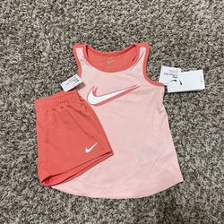 Toddler Girls Nike Tank and Shorts Set