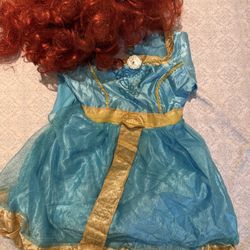 Disney Merida (Brave) Dress & Wig Size 4/5