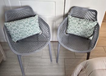 2 Indoor, Outdoor Chairs