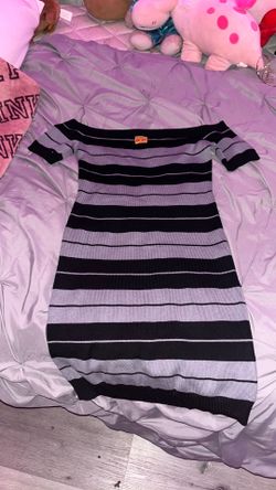 FB county M/L short sleeve off shoulder dress