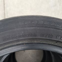 Set of Bridgston tires 205  50  R 16
