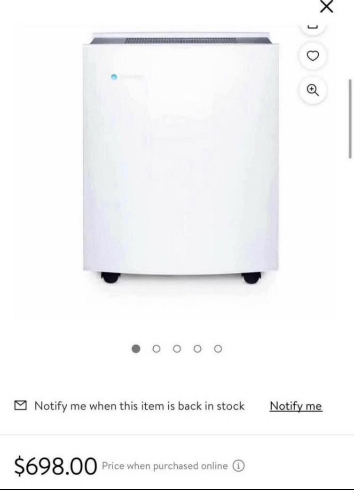 Air Purifier $700 New