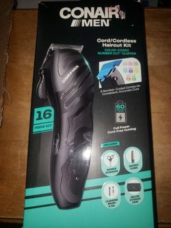 Conair man cord and cordless haircut 16 piece  kit