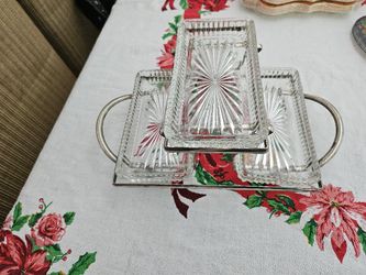 Vintage 2 Tier Tray