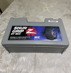 SHURGRIP by SCC “Z” design snow tire chains.