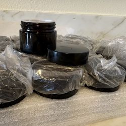 For free, Small Dark Glass Jars (≈20 ml)