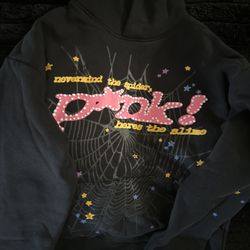 Black Spider Hoodie P!NK