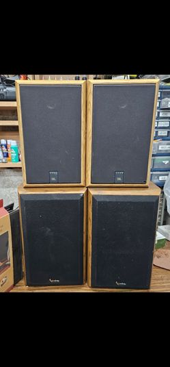 Vintage j b l and infinity cabinet speakers