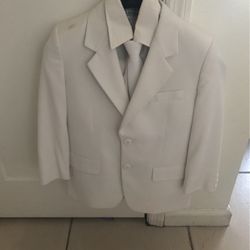 Boy’s First Communion suit- white- size 10