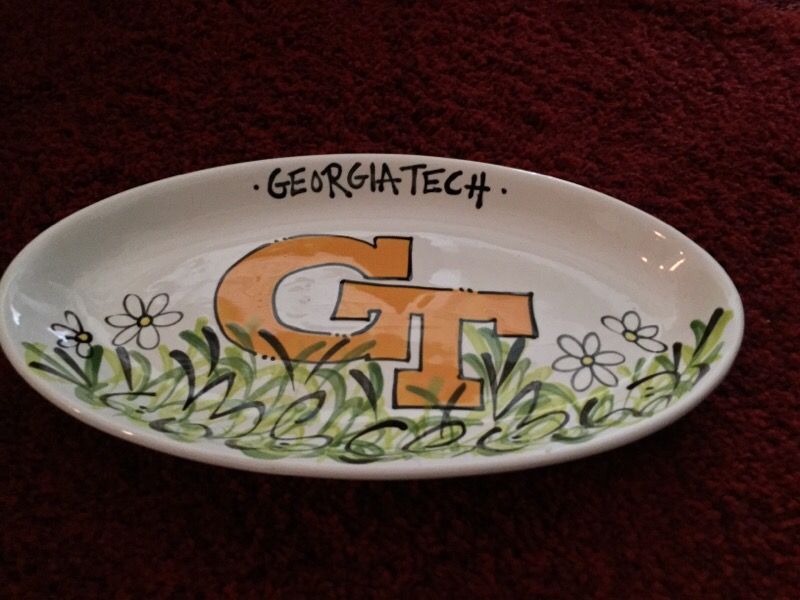 Serving dish "Georgia Tech" by T Cabells Too Designs