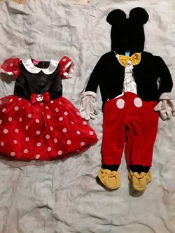 Mickey and minnie mouse costumes
