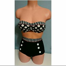 NWOT Retro Style Bikini S