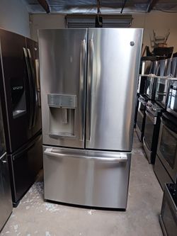 Refrigerator ge counter depht French door in stainless steel 40 days warranty Delevery