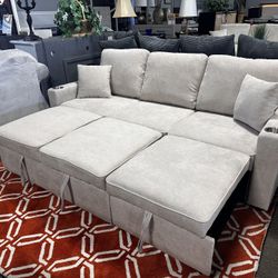 Stunning Sleeper Sofa! $499 🤍⭐️🛌