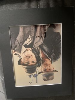 With COA Indiana Jones Harrison Ford And Sean Connery Autograph With Certificate 